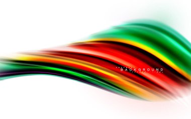 Sıvı sıvı karıştırma renkler konsepti üzerine açık gri renkli, dalga ve girdap eğrisi akışı satır, trendy soyut düzeni şablonu iş sunumu, app duvar kağıdı başlık sayfası, poster veya duvar kağıdı için