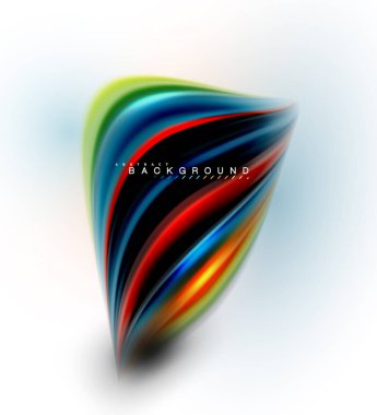 Sıvı sıvı karıştırma renkler konsepti üzerine açık gri renkli, dalga ve girdap eğrisi akışı satır, trendy soyut düzeni şablonu iş sunumu, app duvar kağıdı başlık sayfası, poster veya duvar kağıdı için