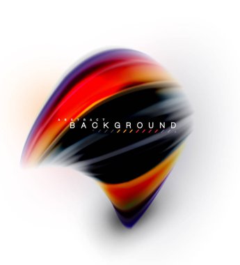 Sıvı sıvı karıştırma renkler konsepti üzerine açık gri renkli, dalga ve girdap eğrisi akışı satır, trendy soyut düzeni şablonu iş sunumu, app duvar kağıdı başlık sayfası, poster veya duvar kağıdı için