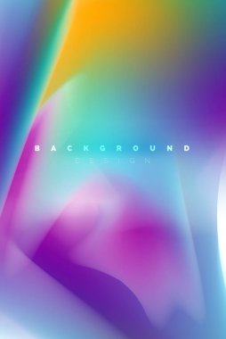 Holografik boya patlama tasarım, akışkan akışı, renkli fırtına renkler. Sıvı karıştırma renkler hareket kavramı, Modern arka plan düzeni şablonu iş sunumu, app duvar kağıdı afiş için