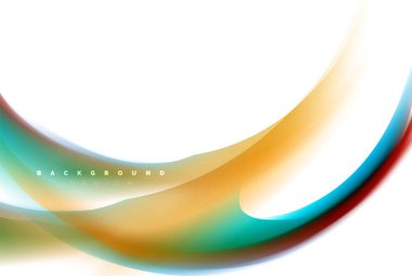 Holografik akışkan akışı, renkli sıvı karıştırma renkler hareket kavramı renkler