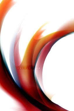 Holografik akışkan akışı, renkli sıvı karıştırma renkler hareket kavramı renkler