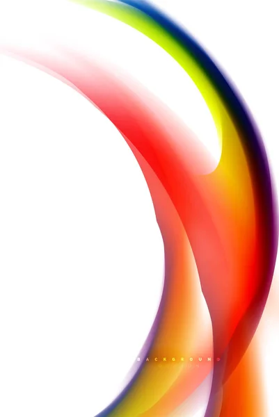 Поток цветов голографической жидкости, цветовая гамма смешивания цветов — стоковый вектор