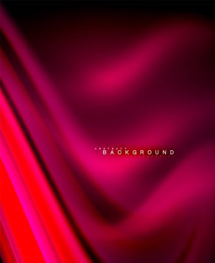 Neon holografik sıvı renkli dalga web, duvar kağıdı, desen, doku ve arka plan için