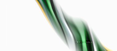 Sıvı sıvı karıştırma renkler konsepti üzerine açık gri renkli, eğri akışı, trendy soyut düzeni şablonu iş veya teknoloji sunu veya web broşür kapak için duvar kağıdı