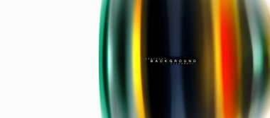 Sıvı sıvı karıştırma renkler konsepti üzerine açık gri renkli, eğri akışı, trendy soyut düzeni şablonu iş veya teknoloji sunu veya web broşür kapak için duvar kağıdı