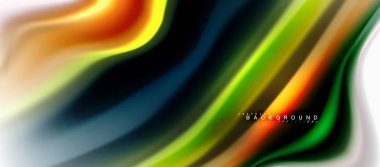 Sıvı sıvı karıştırma konsepti üzerine açık gri renkli, eğri akışı, iş veya teknoloji sunu veya web broşür kapak, duvar kağıdı için trendy soyut düzeni şablonu renkleri. Vektör çizim