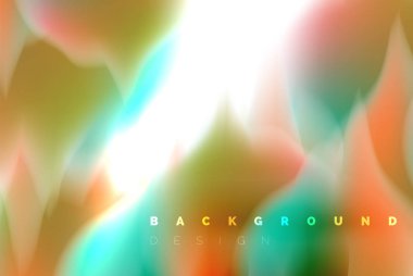 Holografik boya patlama tasarım, akışkan akışı, renkli fırtına renkler. Sıvı karıştırma renkler hareket kavramı, Modern arka plan düzeni şablonu iş sunumu, app duvar kağıdı afiş için