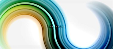 Gökkuşağı sıvı renkli arka plan - girdap ve daireler, bükülmüş sıvı renkler, renkli mermer veya plastik dalgalı doku zemin, çok renkli şablonu için iş veya teknoloji