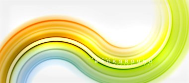 Gökkuşağı sıvı renkli arka plan - girdap ve daireler, bükülmüş sıvı renkler, renkli mermer veya plastik dalgalı doku zemin, çok renkli şablonu için iş veya teknoloji