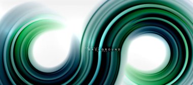 Gökkuşağı sıvı renkli arka plan - girdap ve daireler, bükülmüş sıvı renkler, renkli mermer veya plastik dalgalı doku zemin, çok renkli şablonu için iş veya teknoloji