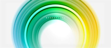 Gökkuşağı sıvı renkli arka plan - girdap ve daireler, bükülmüş sıvı renkler, renkli mermer veya plastik dalgalı doku zemin, çok renkli şablonu için iş veya teknoloji