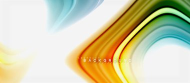 Gökkuşağı sıvı renk arka plan Bükülü sıvı tasarım, renkli mermer veya plastik dalgalı doku zemin, çok renkli şablonu için iş veya teknoloji sunu veya web broşür kapak