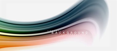 Gökkuşağı sıvı renk arka plan Bükülü sıvı tasarım, renkli mermer veya plastik dalgalı doku zemin, çok renkli şablonu için iş veya teknoloji sunu veya web broşür kapak