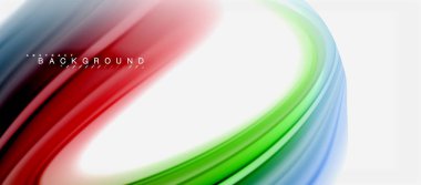 Gökkuşağı sıvı renk arka plan Bükülü sıvı tasarım, renkli mermer veya plastik dalgalı doku zemin, çok renkli şablonu için iş veya teknoloji sunu veya web broşür kapak