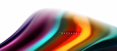 Sıvı sıvı karıştırma renkler konsepti üzerine açık gri renkli, eğri akışı, trendy soyut düzeni şablonu iş veya teknoloji sunu veya web broşür kapak için duvar kağıdı