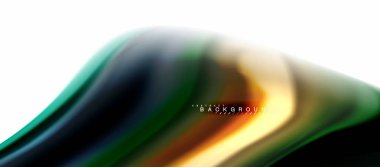 Sıvı sıvı karıştırma renkler konsepti üzerine açık gri renkli, eğri akışı, trendy soyut düzeni şablonu iş veya teknoloji sunu veya web broşür kapak için duvar kağıdı