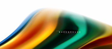 Sıvı sıvı karıştırma renkler konsepti üzerine açık gri renkli, eğri akışı, trendy soyut düzeni şablonu iş veya teknoloji sunu veya web broşür kapak için duvar kağıdı