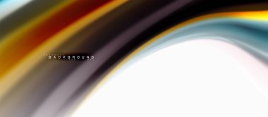 Sıvı sıvı karıştırma renkler konsepti üzerine açık gri renkli, eğri akışı, trendy soyut düzeni şablonu iş veya teknoloji sunu veya web broşür kapak için duvar kağıdı