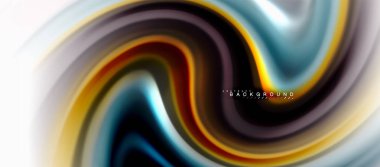 Sıvı sıvı karıştırma renkler konsepti üzerine açık gri renkli, eğri akışı, trendy soyut düzeni şablonu iş veya teknoloji sunu veya web broşür kapak için duvar kağıdı