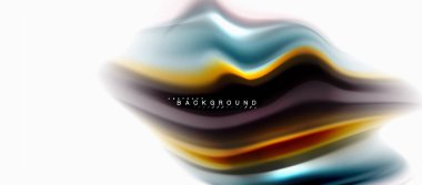 Sıvı sıvı karıştırma renkler konsepti üzerine açık gri renkli, eğri akışı, trendy soyut düzeni şablonu iş veya teknoloji sunu veya web broşür kapak için duvar kağıdı