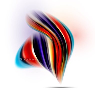 Sıvı sıvı karıştırma renkler konsepti üzerine açık gri renkli, dalga ve girdap eğrisi akışı satır, trendy soyut düzeni şablonu iş sunumu, app duvar kağıdı başlık sayfası, poster veya duvar kağıdı için