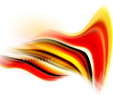 Sıvı sıvı karıştırma renkler konsepti üzerine açık gri renkli, dalga ve girdap eğrisi akışı satır, trendy soyut düzeni şablonu iş sunumu, app duvar kağıdı başlık sayfası, poster veya duvar kağıdı için