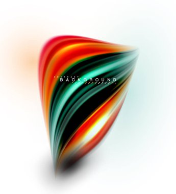 Sıvı sıvı karıştırma renkler konsepti üzerine açık gri renkli, dalga ve girdap eğrisi akışı satır, trendy soyut düzeni şablonu iş sunumu, app duvar kağıdı başlık sayfası, poster veya duvar kağıdı için