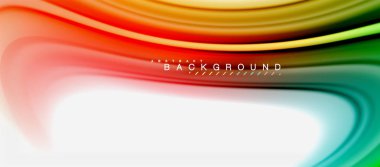 Gökkuşağı sıvı renk arka plan Bükülü sıvı tasarım, renkli mermer veya plastik dalgalı doku zemin, çok renkli şablonu için iş veya teknoloji sunu veya web broşür kapak