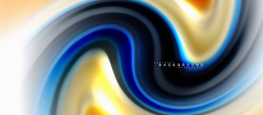 Sıvı sıvı karıştırma renkler konsepti üzerine açık gri renkli, eğri akışı, trendy soyut düzeni şablonu iş veya teknoloji sunu veya web broşür kapak için duvar kağıdı