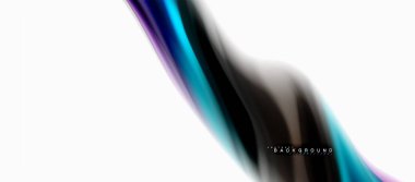 Sıvı sıvı karıştırma renkler konsepti üzerine açık gri renkli, eğri akışı, trendy soyut düzeni şablonu iş veya teknoloji sunu veya web broşür kapak için duvar kağıdı