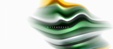 Sıvı sıvı karıştırma renkler konsepti üzerine açık gri renkli, eğri akışı, trendy soyut düzeni şablonu iş veya teknoloji sunu veya web broşür kapak için duvar kağıdı