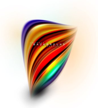 Sıvı sıvı karıştırma renkler konsepti üzerine açık gri renkli, dalga ve girdap eğrisi akışı satır, trendy soyut düzeni şablonu iş sunumu, app duvar kağıdı başlık sayfası, poster veya duvar kağıdı için