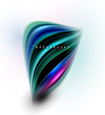 Sıvı sıvı karıştırma renkler konsepti üzerine açık gri renkli, dalga ve girdap eğrisi akışı satır, trendy soyut düzeni şablonu iş sunumu, app duvar kağıdı başlık sayfası, poster veya duvar kağıdı için