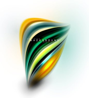 Sıvı sıvı karıştırma renkler konsepti üzerine açık gri renkli, dalga ve girdap eğrisi akışı satır, trendy soyut düzeni şablonu iş sunumu, app duvar kağıdı başlık sayfası, poster veya duvar kağıdı için