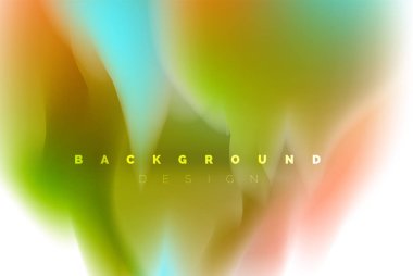 Holografik boya patlama tasarım, akışkan akışı, renkli fırtına renkler. Sıvı karıştırma renkler hareket kavramı, Modern arka plan düzeni şablonu iş sunumu, app duvar kağıdı afiş için