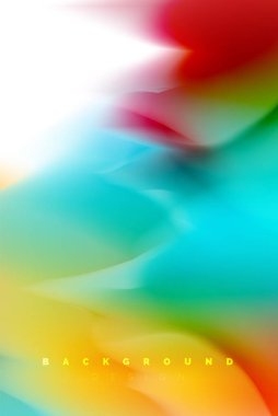 Holografik boya patlama tasarım, akışkan akışı, renkli fırtına renkler. Sıvı karıştırma renkler hareket kavramı, Modern arka plan düzeni şablonu iş sunumu, app duvar kağıdı afiş için