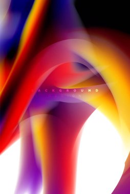 Holografik boya patlama tasarım, akışkan akışı, renkli fırtına renkler. Sıvı karıştırma renkler hareket kavramı, Modern arka plan düzeni şablonu iş sunumu, app duvar kağıdı afiş için