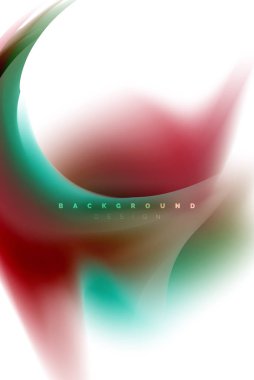 Holografik akışkan akışı, renkli sıvı karıştırma renkler hareket kavramı renkler