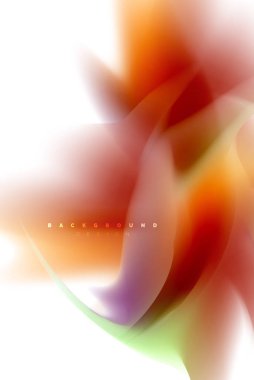 Holografik akışkan akışı, renkli sıvı karıştırma renkler hareket kavramı renkler