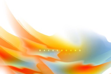 Holografik akışkan akışı, renkli sıvı karıştırma renkler hareket kavramı renkler