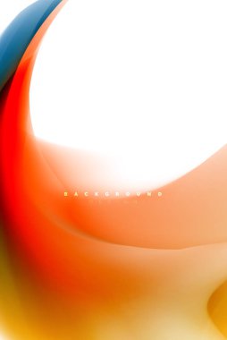 Holografik akışkan akışı, renkli sıvı karıştırma renkler hareket kavramı renkler