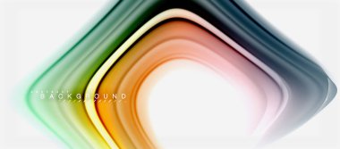 Gökkuşağı sıvı renk arka plan Bükülü sıvı tasarım, renkli mermer veya plastik dalgalı doku zemin, çok renkli şablonu için iş veya teknoloji sunu veya web broşür kapak