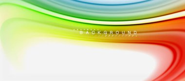 Gökkuşağı sıvı renk arka plan Bükülü sıvı tasarım, renkli mermer veya plastik dalgalı doku zemin, çok renkli şablonu için iş veya teknoloji sunu veya web broşür kapak