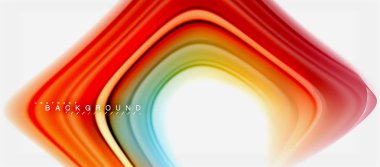 Gökkuşağı sıvı renk arka plan Bükülü sıvı tasarım, renkli mermer veya plastik dalgalı doku zemin, çok renkli şablonu için iş veya teknoloji sunu veya web broşür kapak