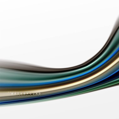 Sıvı sıvı karıştırma renkler konsepti üzerine açık gri renkli, eğri akışı, trendy soyut düzeni şablonu iş veya teknoloji sunu veya web broşür kapak için duvar kağıdı