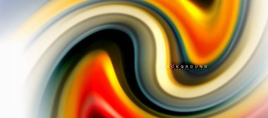 Sıvı sıvı karıştırma renkler konsepti üzerine açık gri renkli, eğri akışı, trendy soyut düzeni şablonu iş veya teknoloji sunu veya web broşür kapak için duvar kağıdı