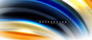 Sıvı sıvı karıştırma renkler konsepti üzerine açık gri renkli, eğri akışı, trendy soyut düzeni şablonu iş veya teknoloji sunu veya web broşür kapak için duvar kağıdı