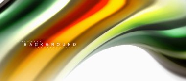 Sıvı sıvı karıştırma renkler konsepti üzerine açık gri renkli, eğri akışı, trendy soyut düzeni şablonu iş veya teknoloji sunu veya web broşür kapak için duvar kağıdı