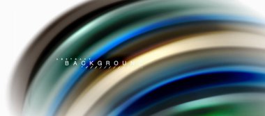 Sıvı sıvı karıştırma renkler konsepti üzerine açık gri renkli, eğri akışı, trendy soyut düzeni şablonu iş veya teknoloji sunu veya web broşür kapak için duvar kağıdı